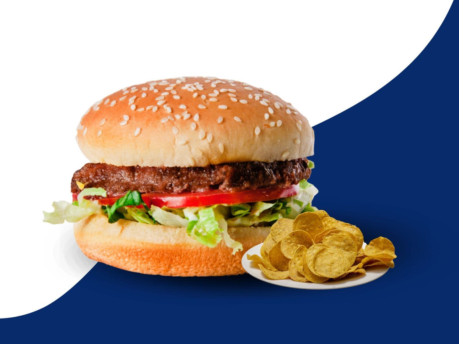 Hamburguesa Sencilla + Doraditas 🍔