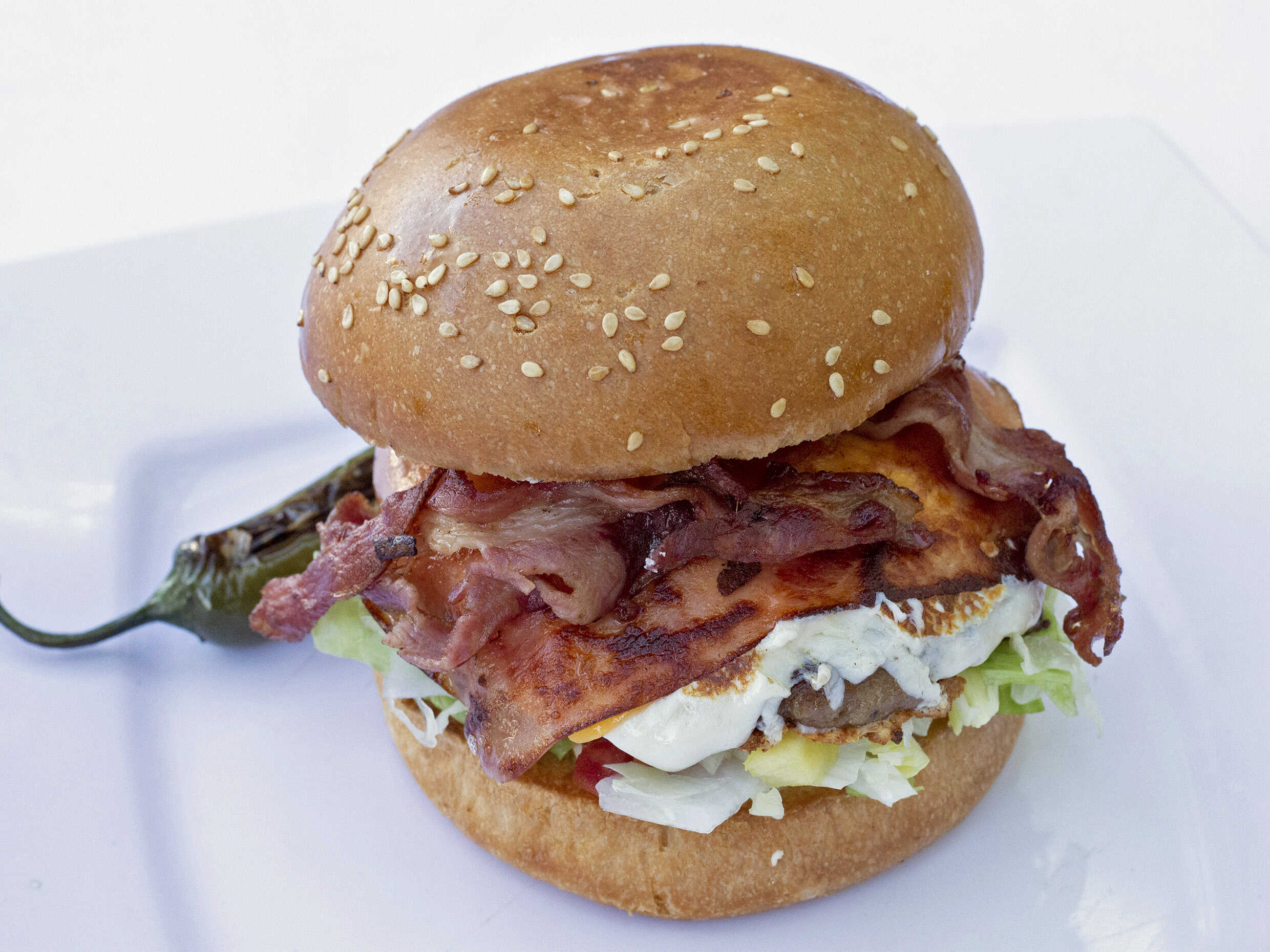 Hamburguesa de Arrachera