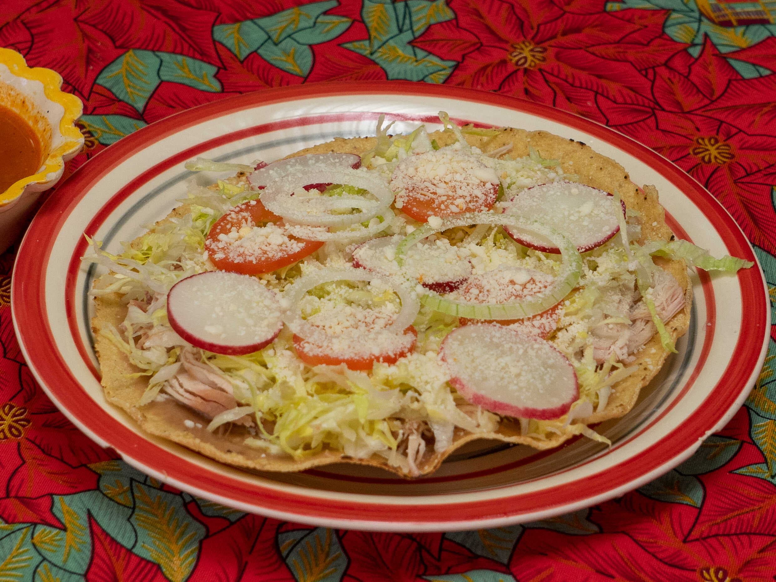 Tostada Chica Picadillo