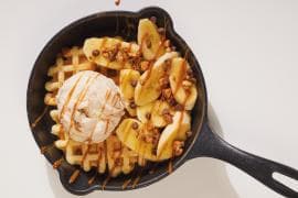 Waffle de Banano