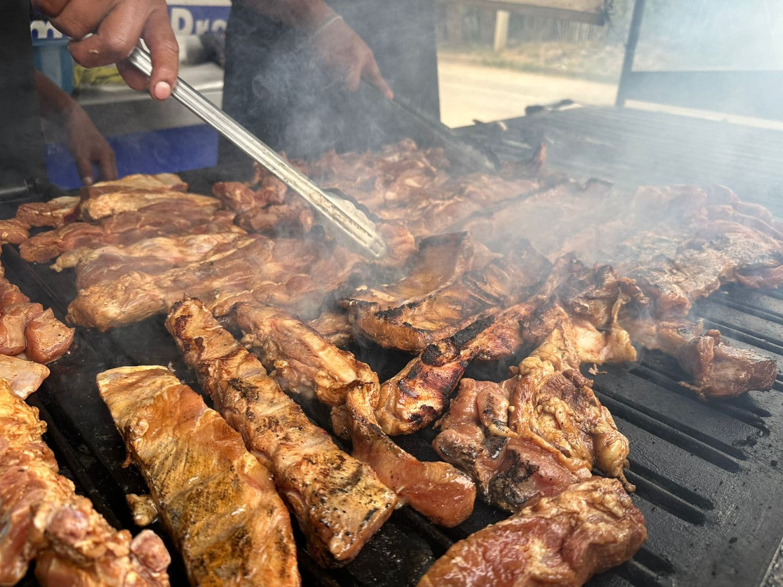 . Costilla Enchilada  de cerdo 500 grs