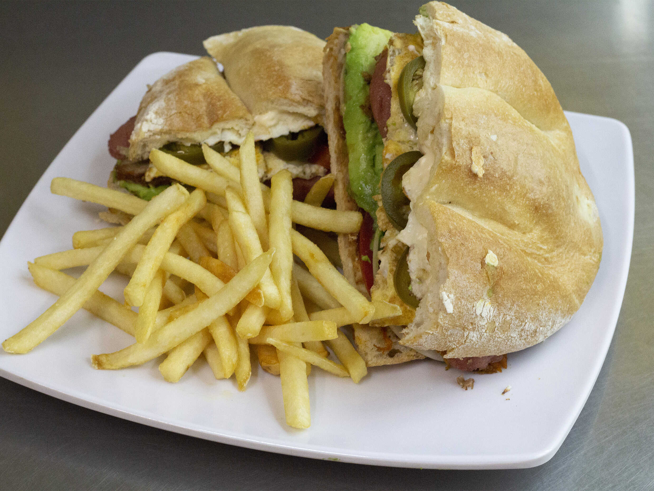Torta CDMX +Papas +Bebida