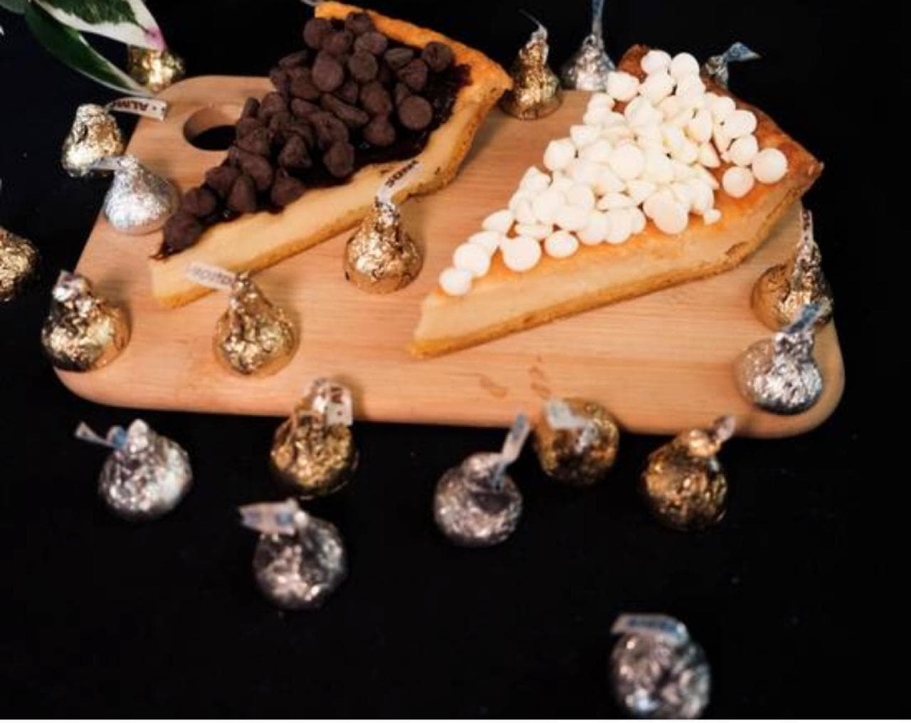 Pay de queso con Kisses