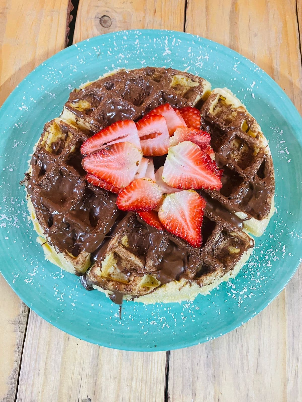 Waffle Nutella Fresa