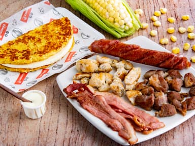Picada "EMBAJADOR" de Cachapa + Carnes