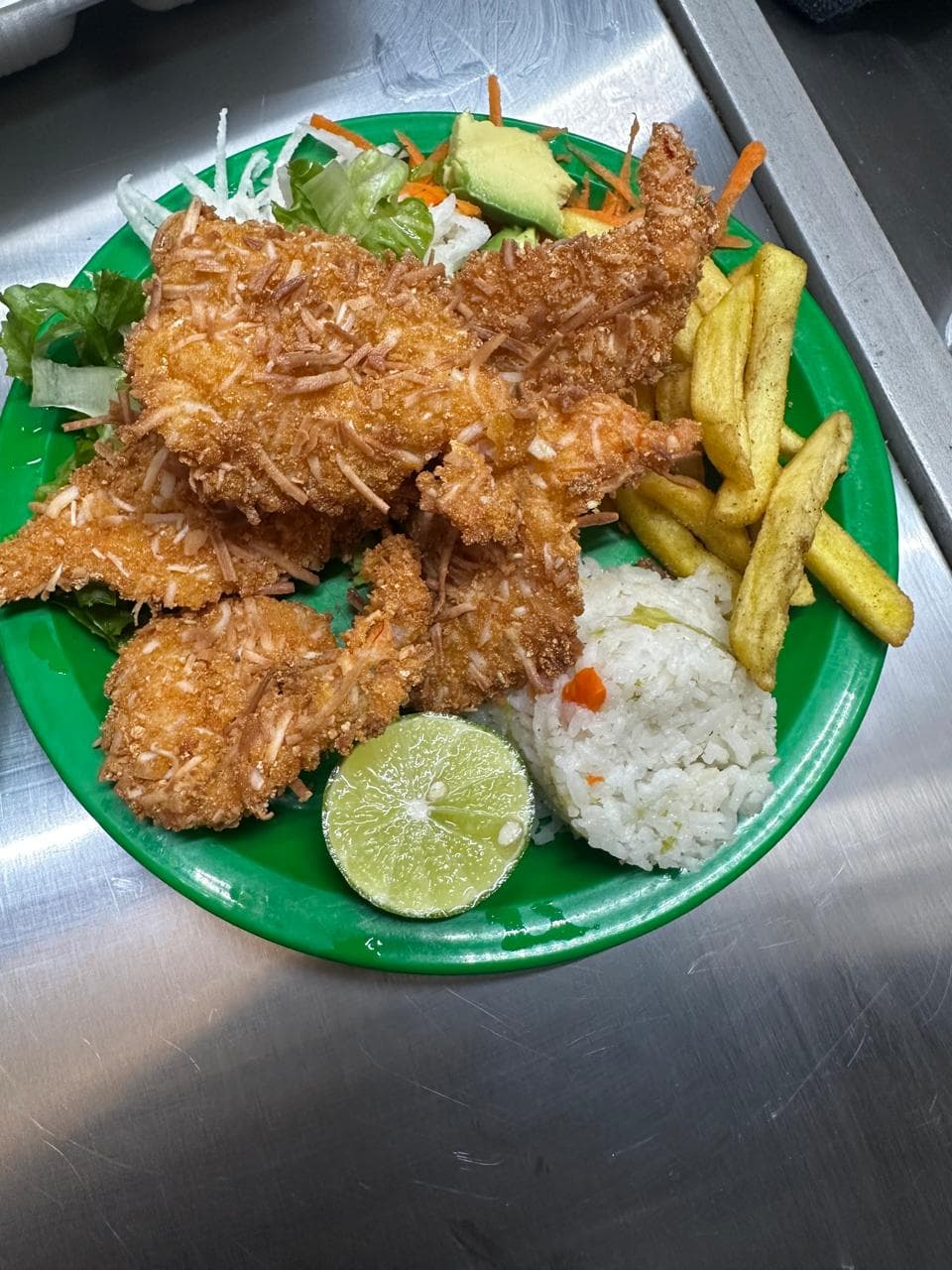 Camarones Al Coco 1/2 Orden
