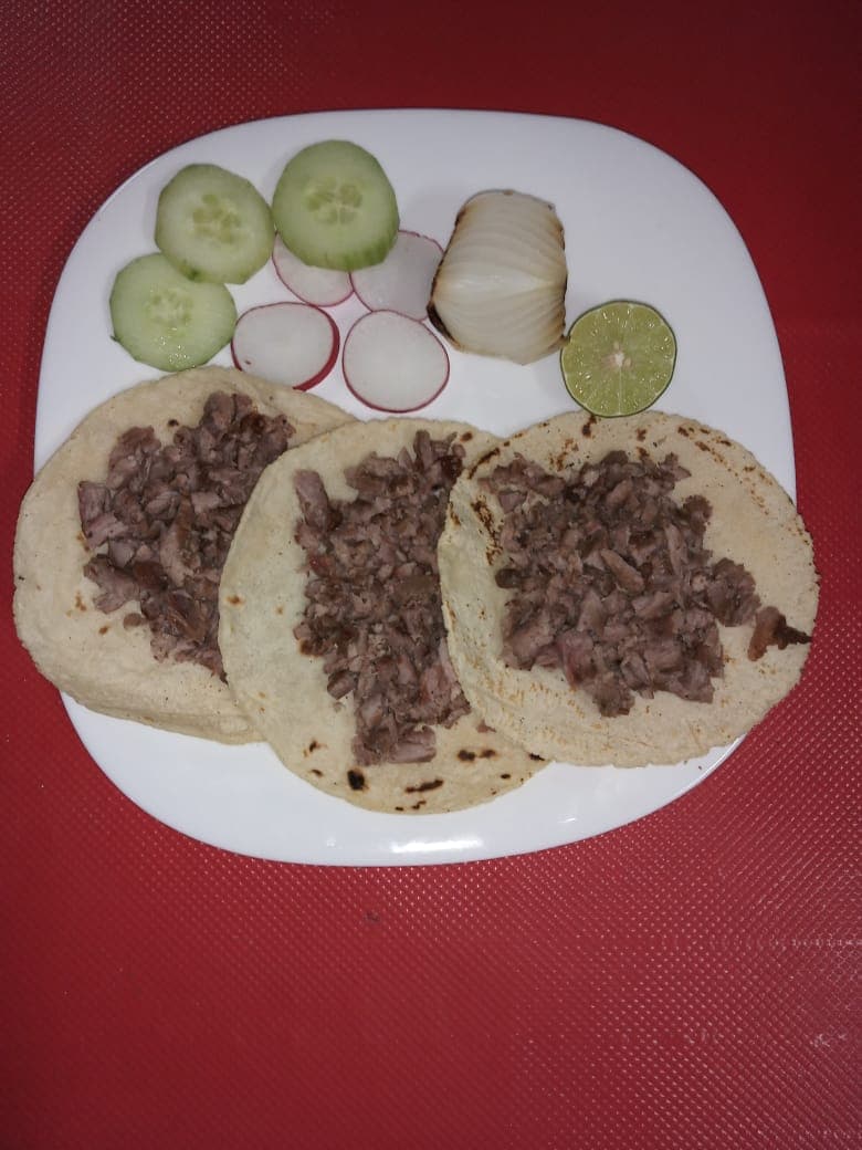 Taco de Asada de Maiz