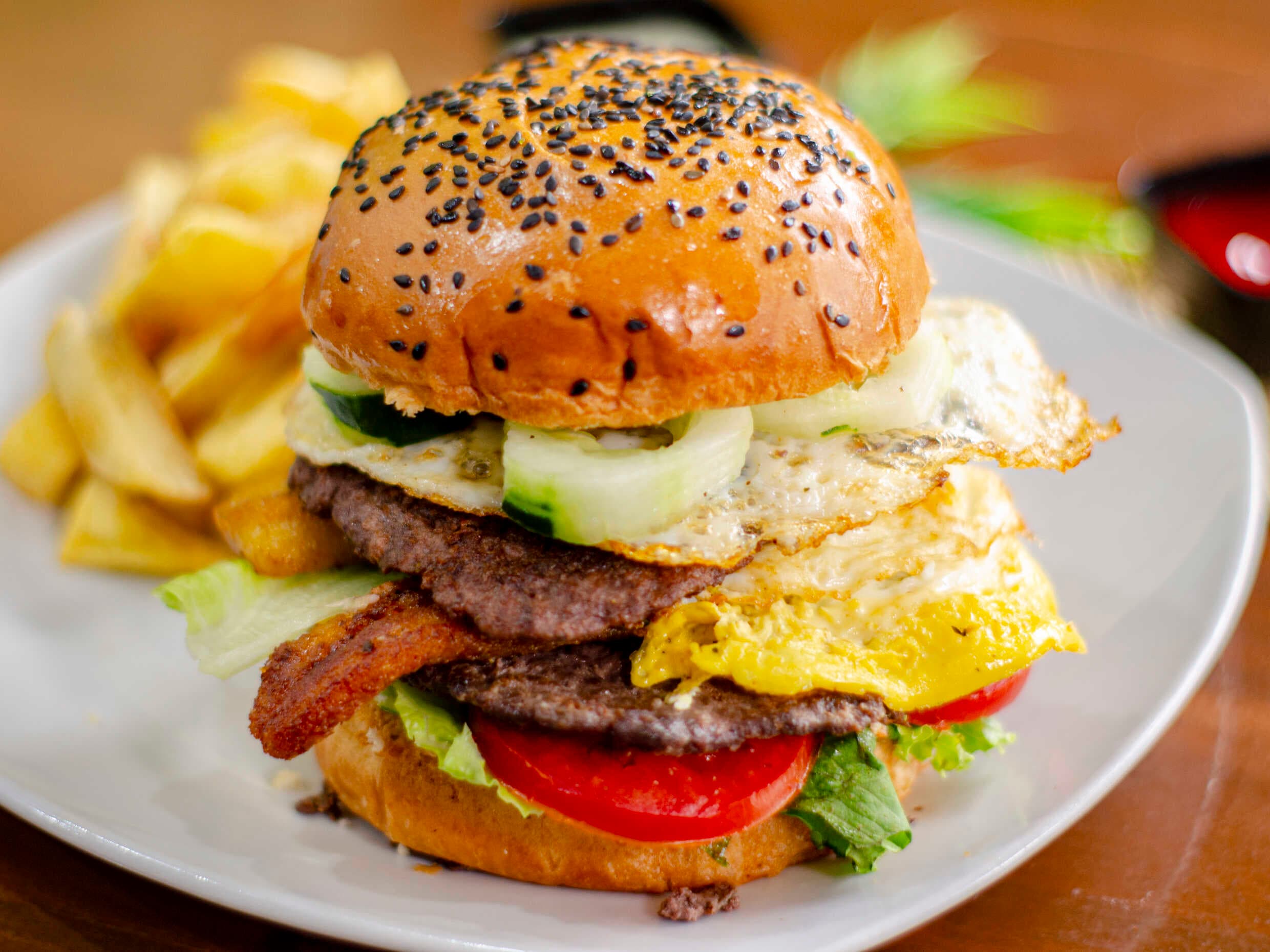 Hamburguesa La Pancha