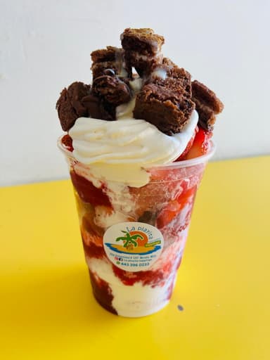 Fresas con crema
