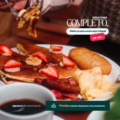Desayuno Completo Hot Cake