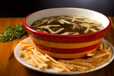 Caldo de Albóndigas