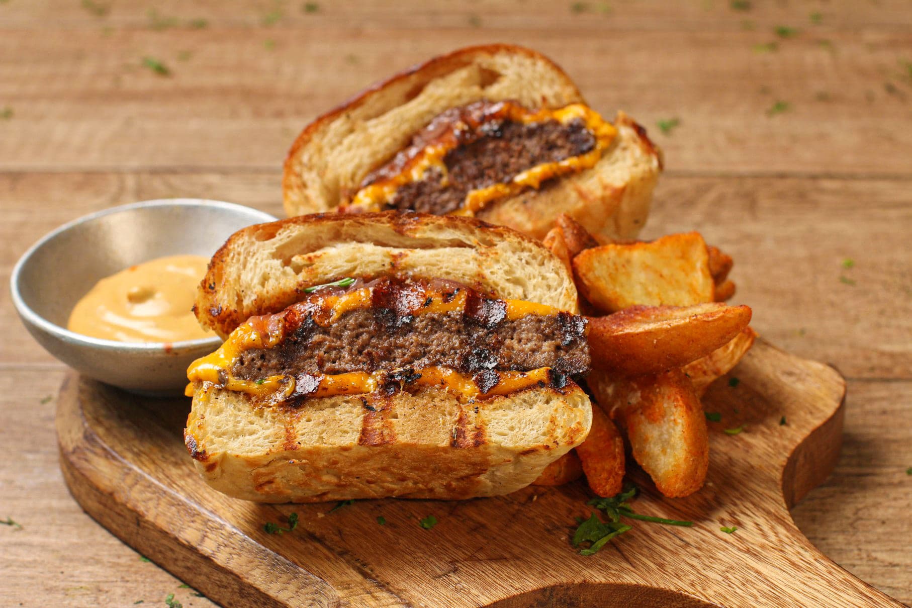 Hamburguesa Yankee Burger + Papas