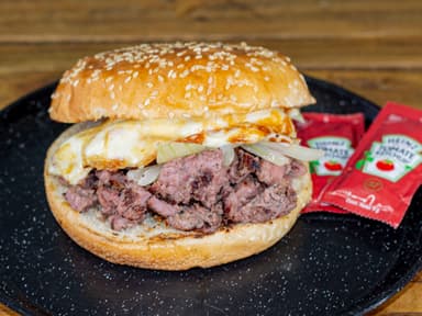 Hamburguesa de Arrachera