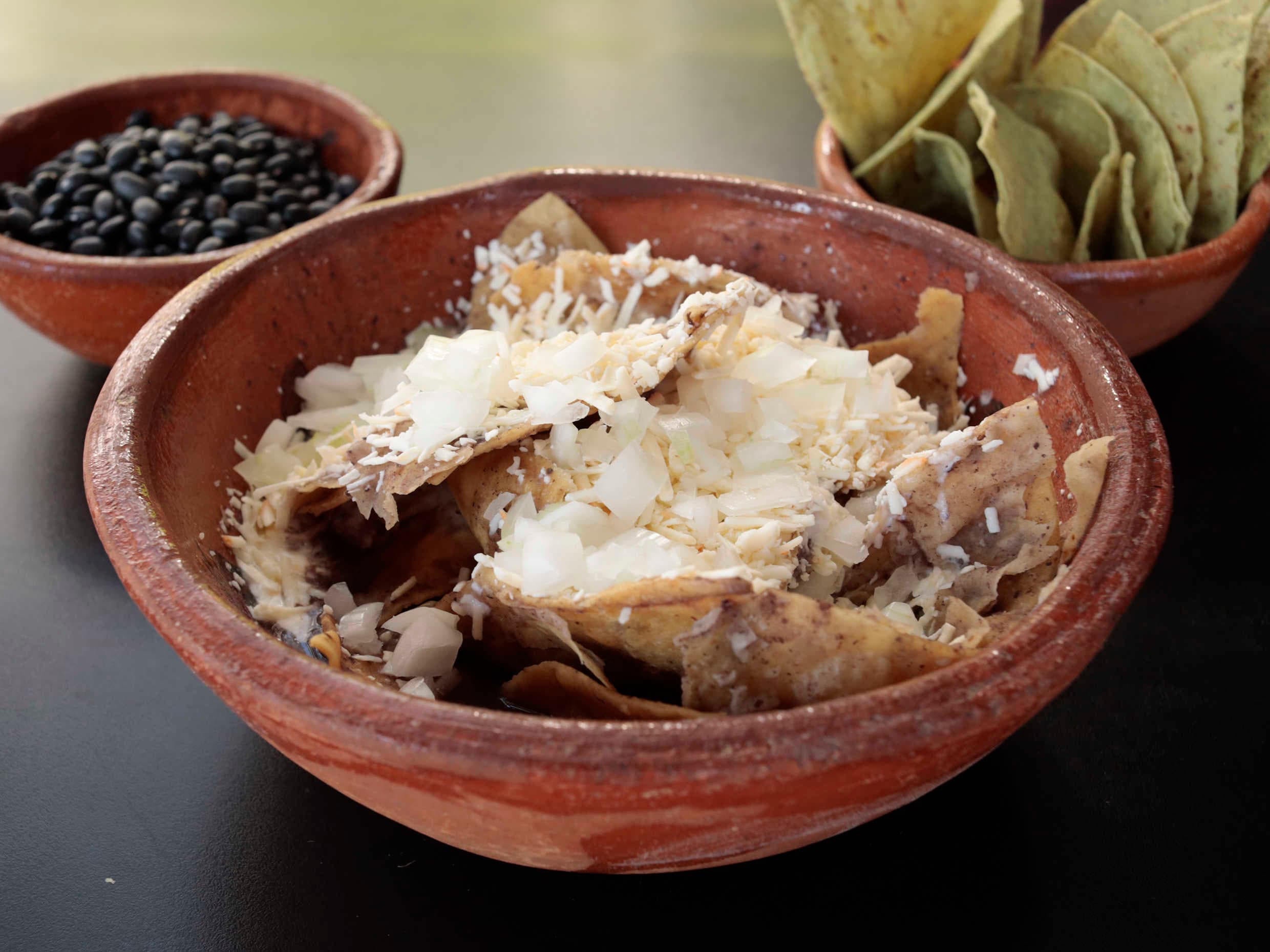 Chilaquiles de Frijol