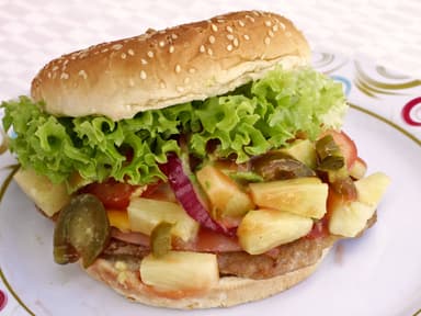 Hamburguesa Hawaiana