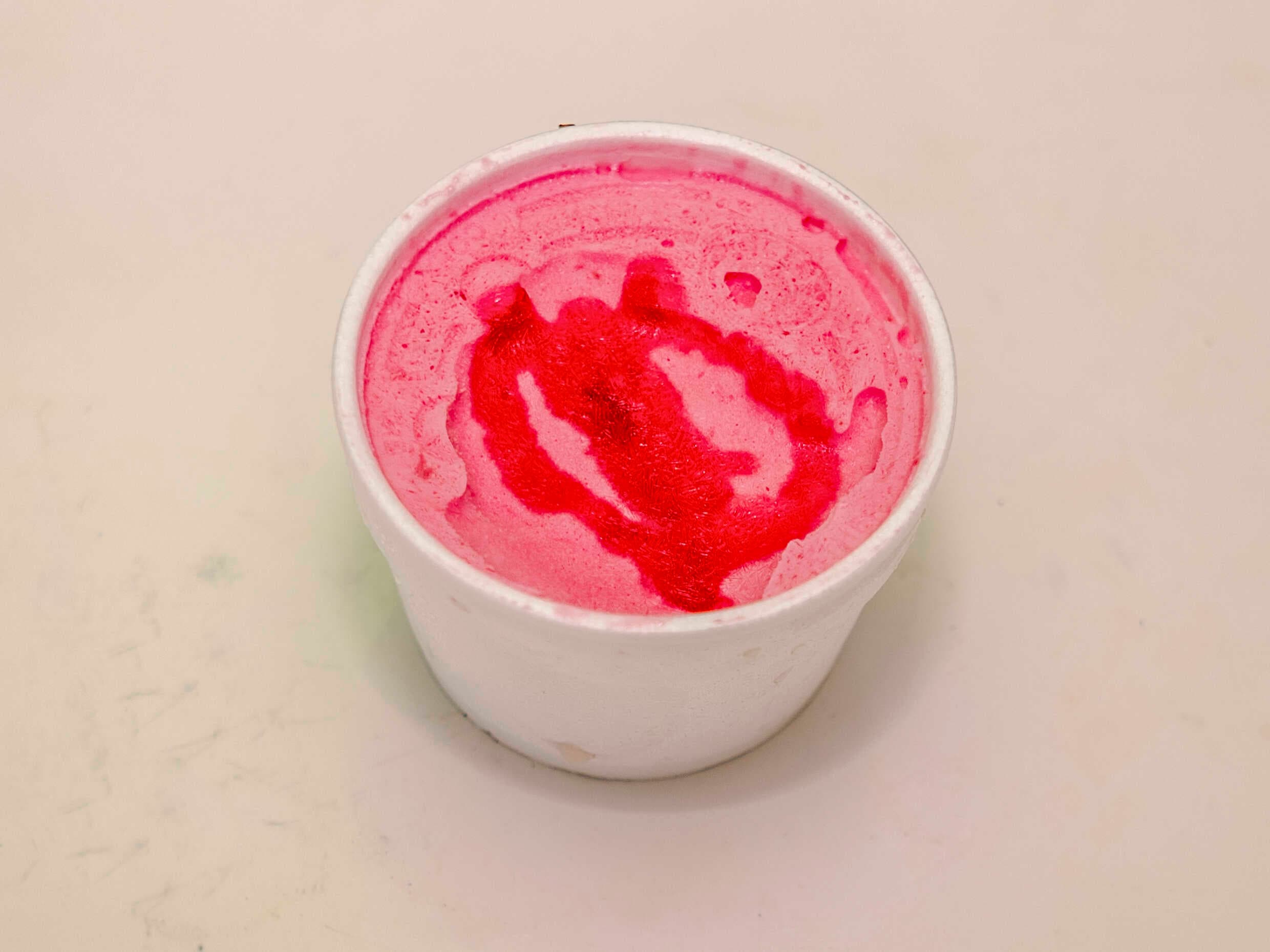 Helado de fresa 4oz