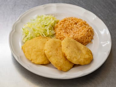 Tortas de Papa con Arroz