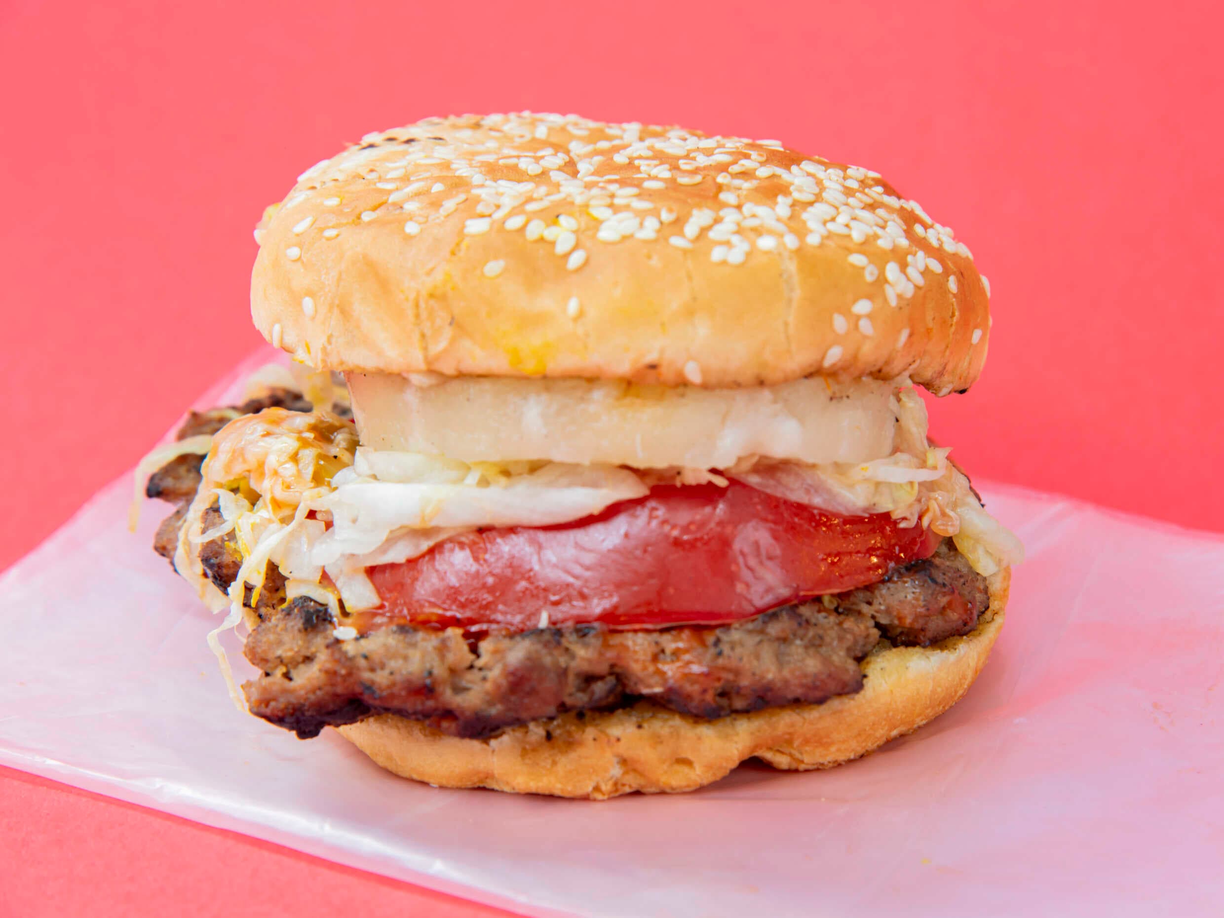 Hamburguesa Con Piña