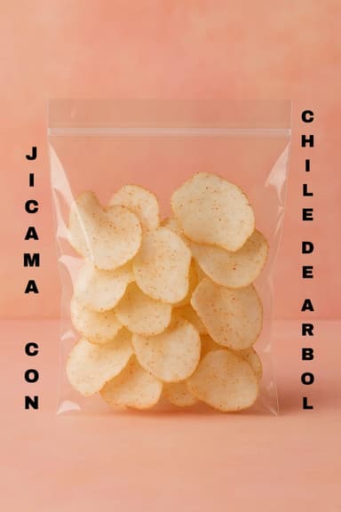 Jicama Deshidratada C/ Chile de Arbol