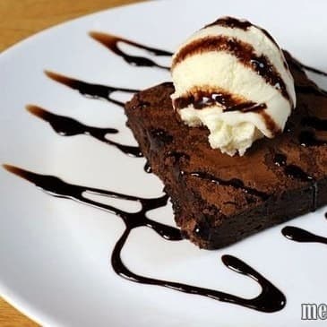 Brownie con Helado