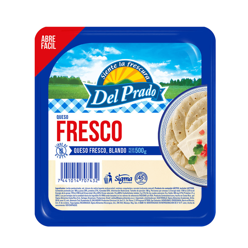 Del Prado Queso Fresco 500G