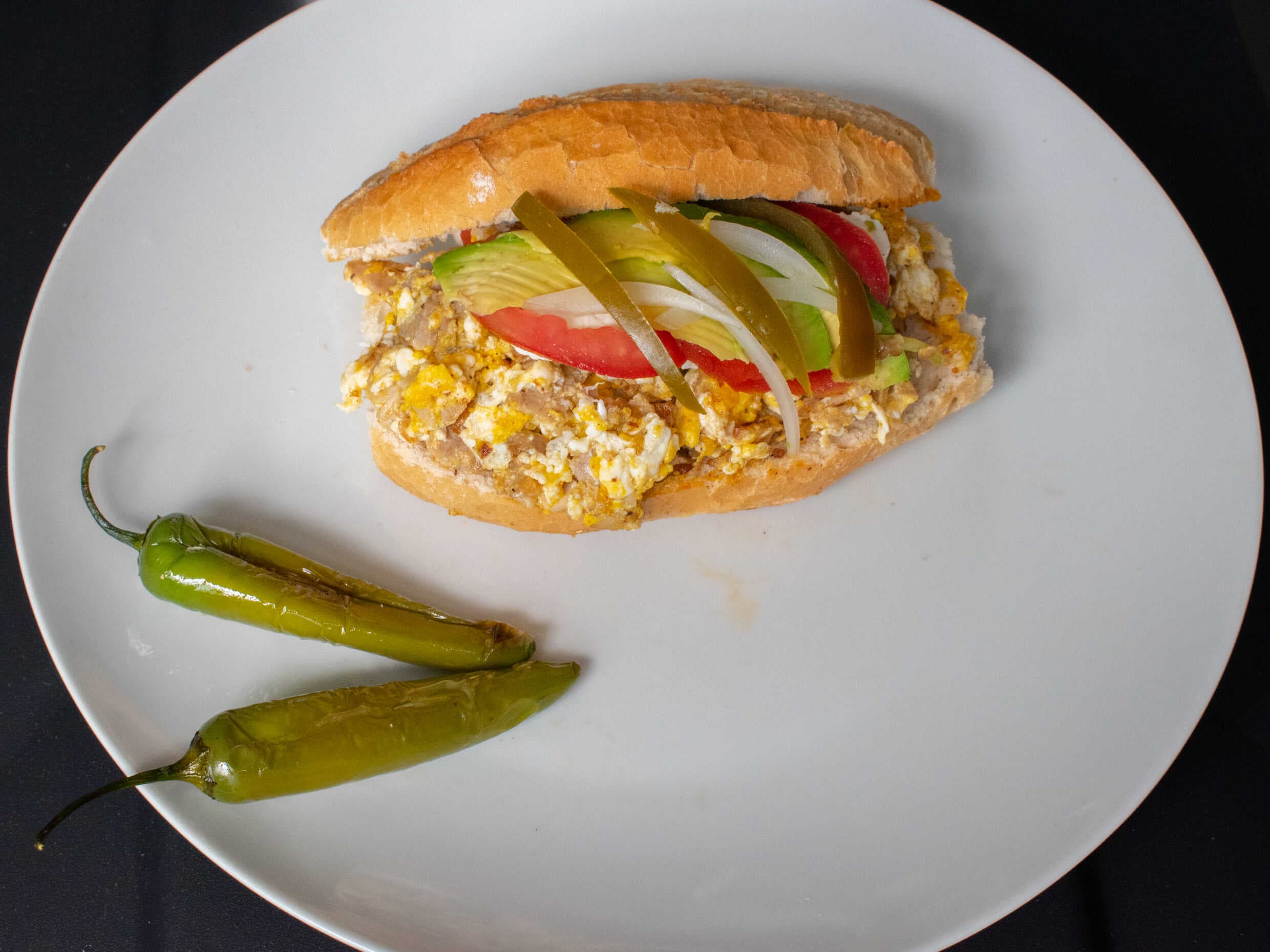 Torta de Lomo con Huevo