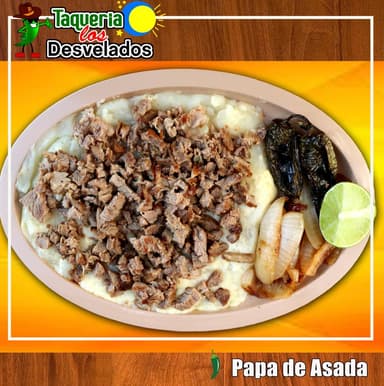 Papa con Carne y Mantequilla