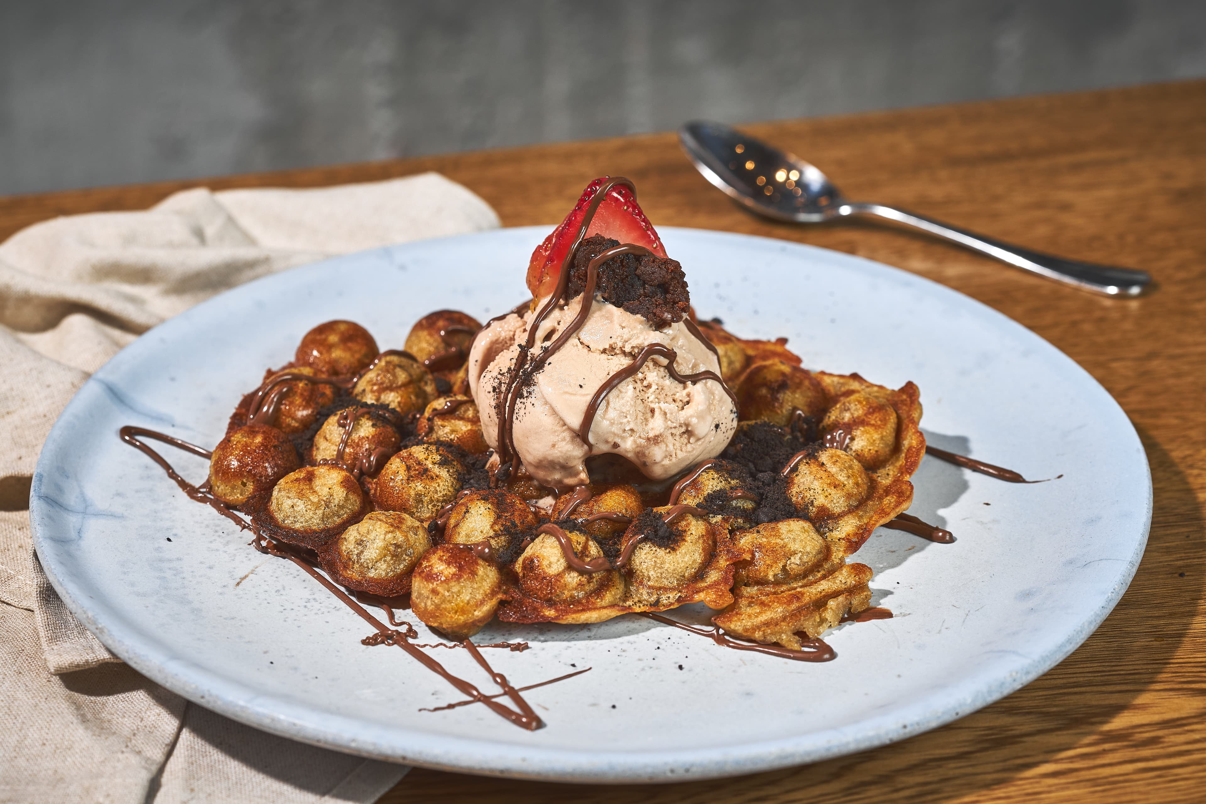 Waffle Dulce Banano
