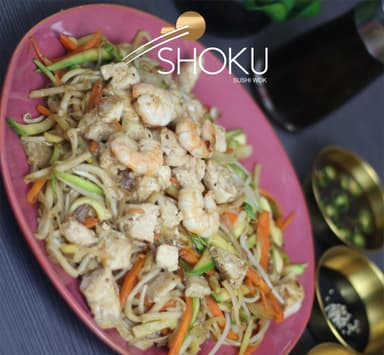 Teppanyaki con Salmón