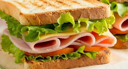Sandwich  de Jamon c/queso