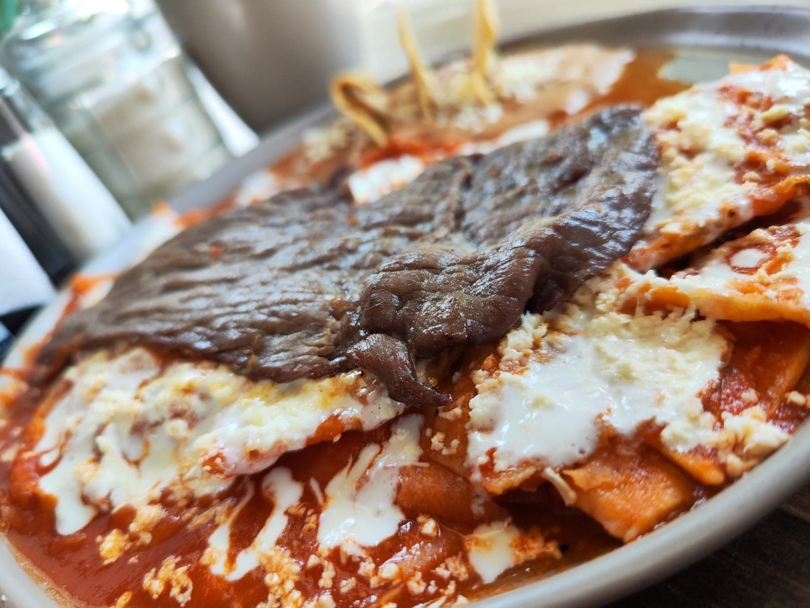 Chilaquiles con Cecina