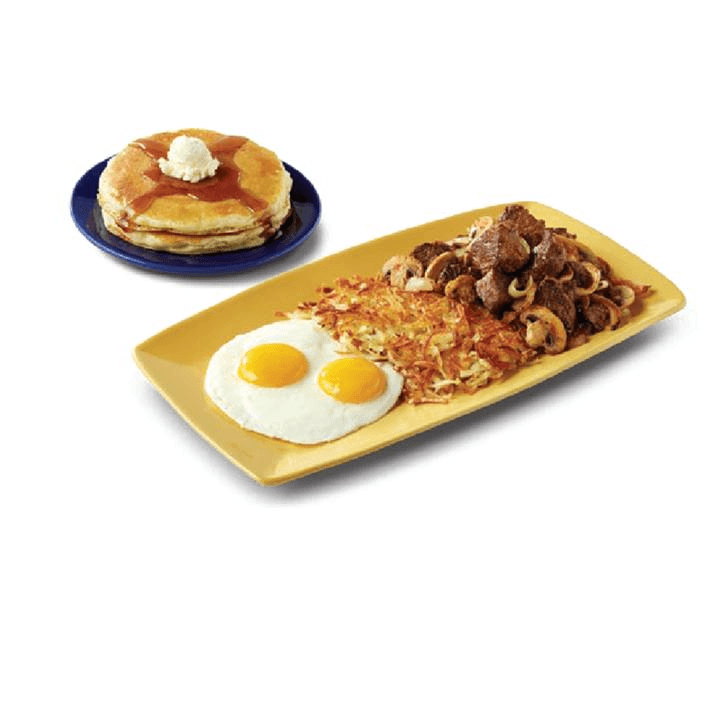 Sirloin Tips Eggs