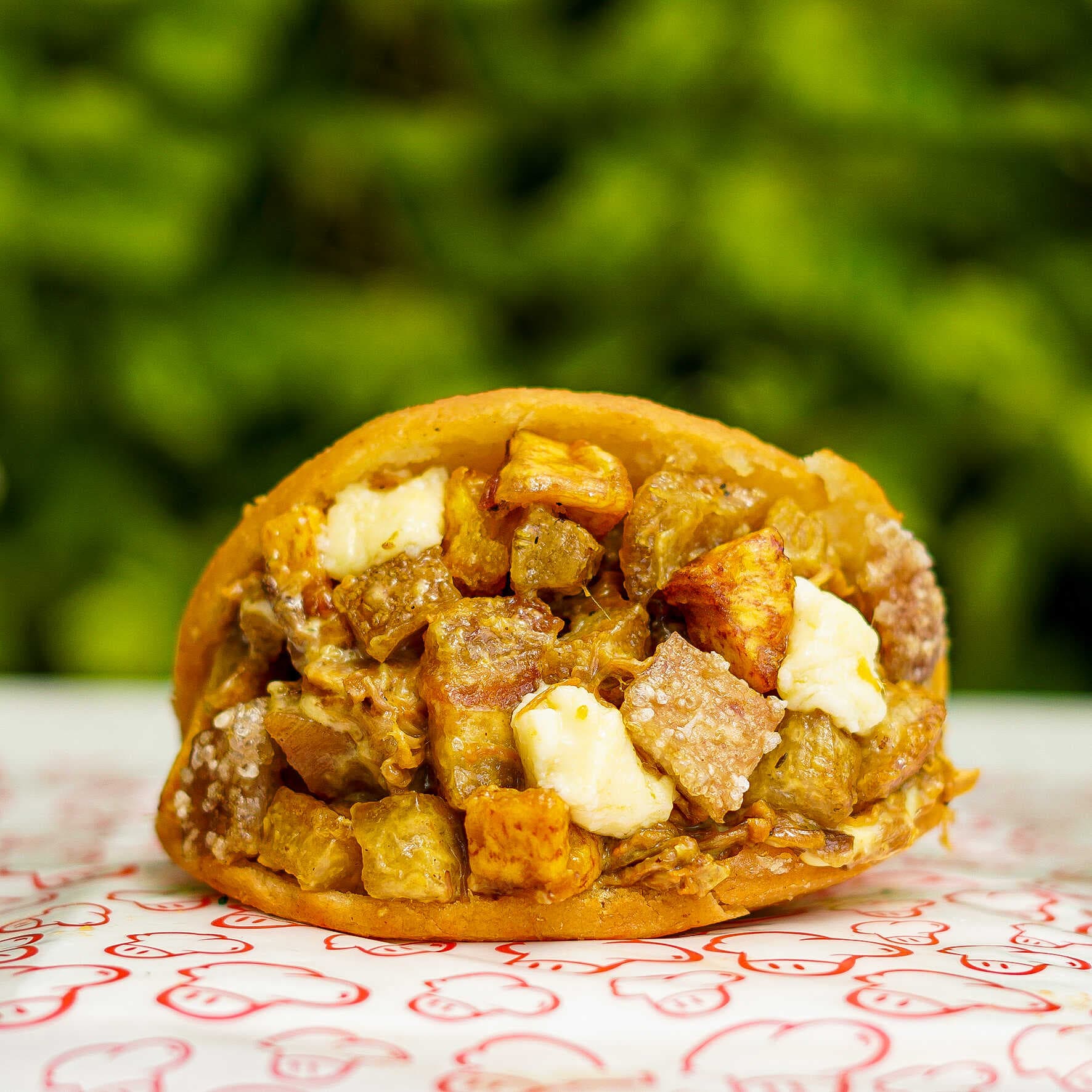 Arepiz Carnívoras Chicharrona