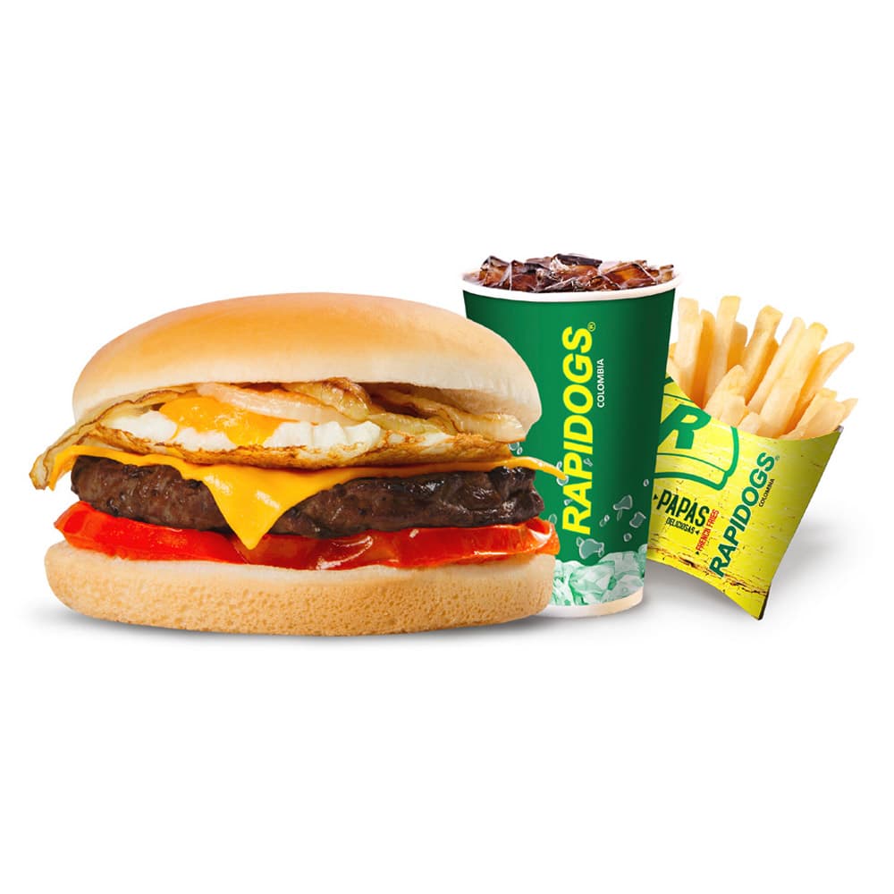 Hamburguesa Paradise en Combo
