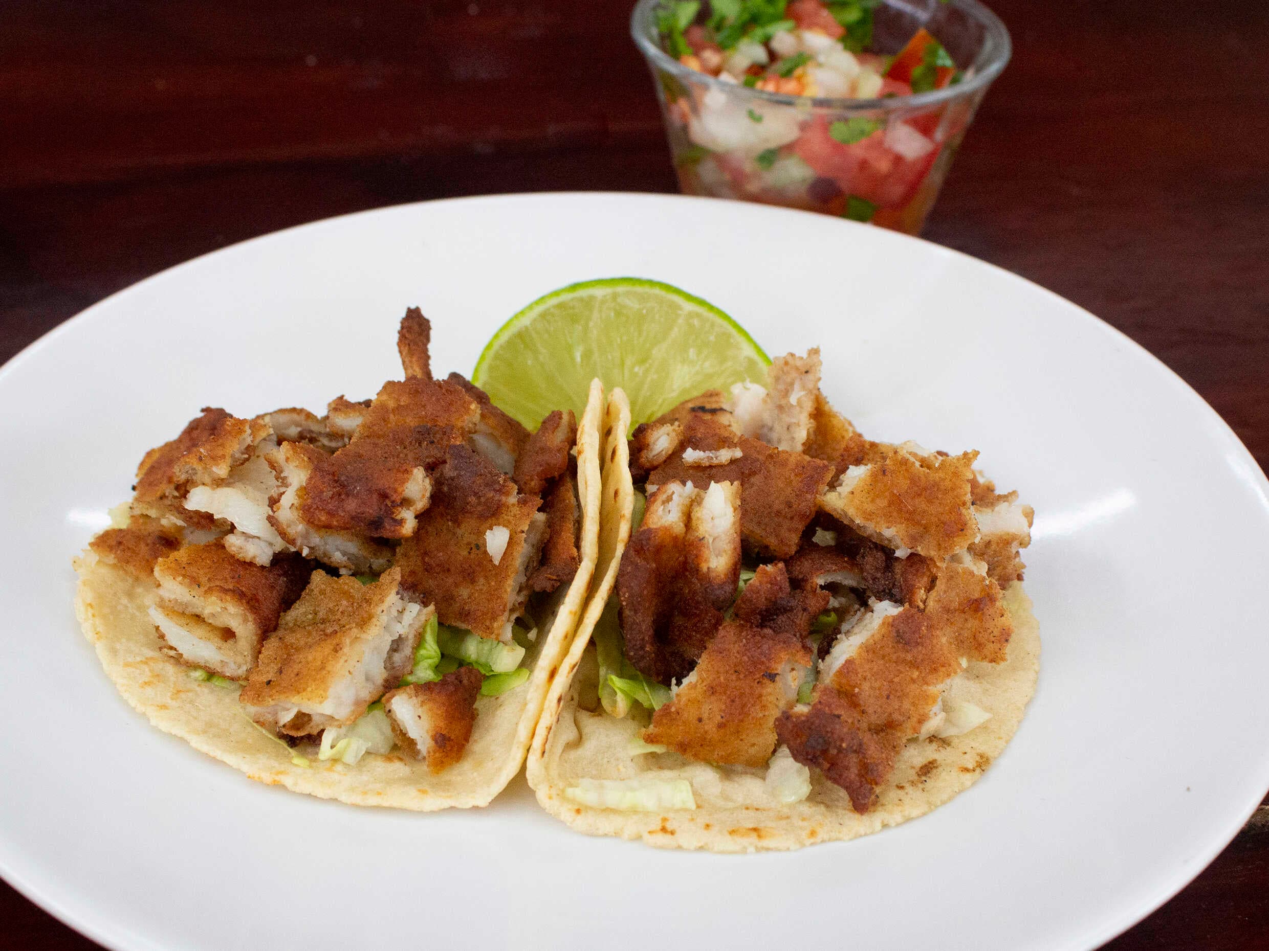 Taco de Filete Empanizado