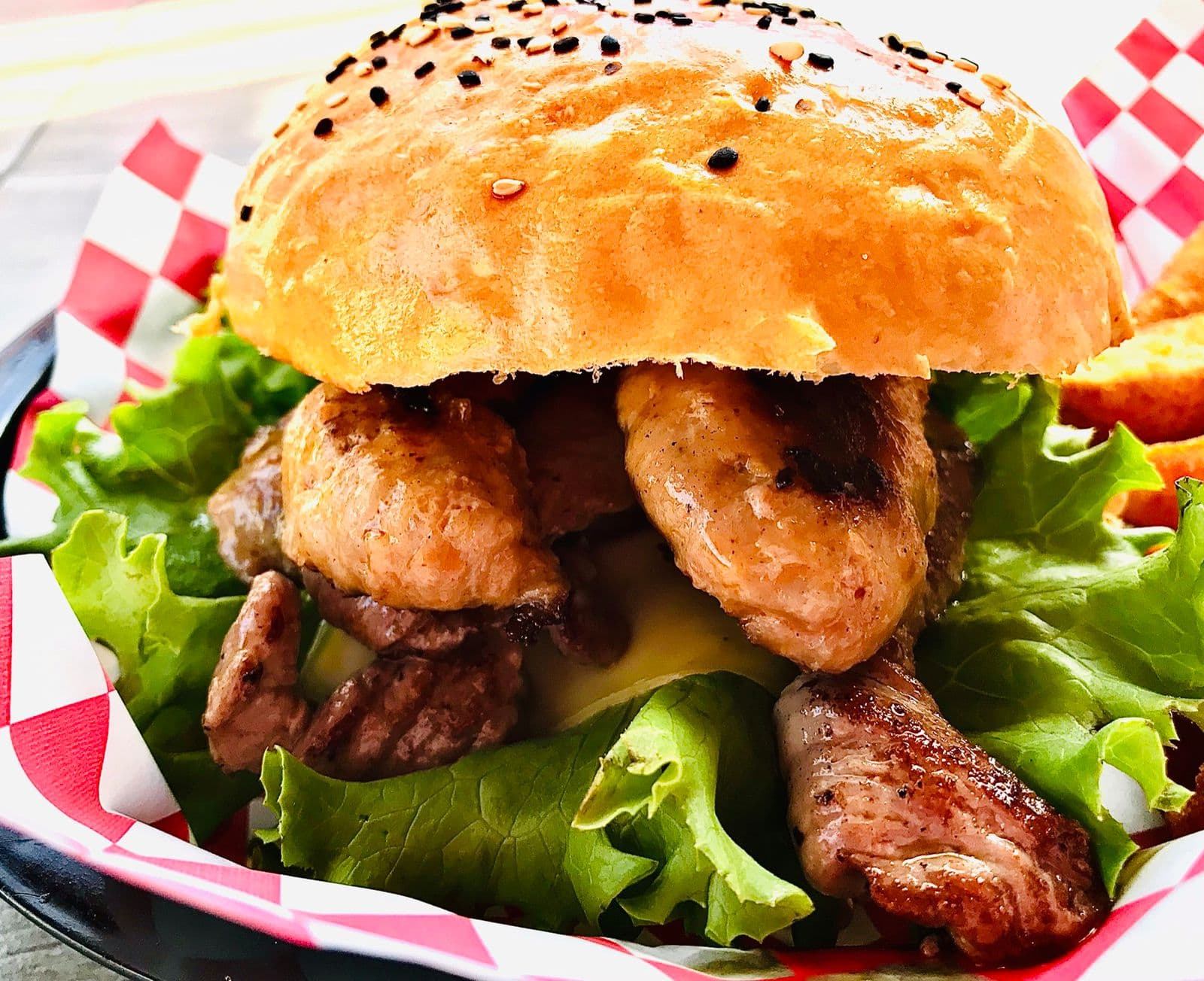 Hamburguesa Argentina con papas
