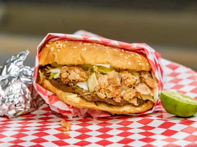 Hamburguesa con Tocino