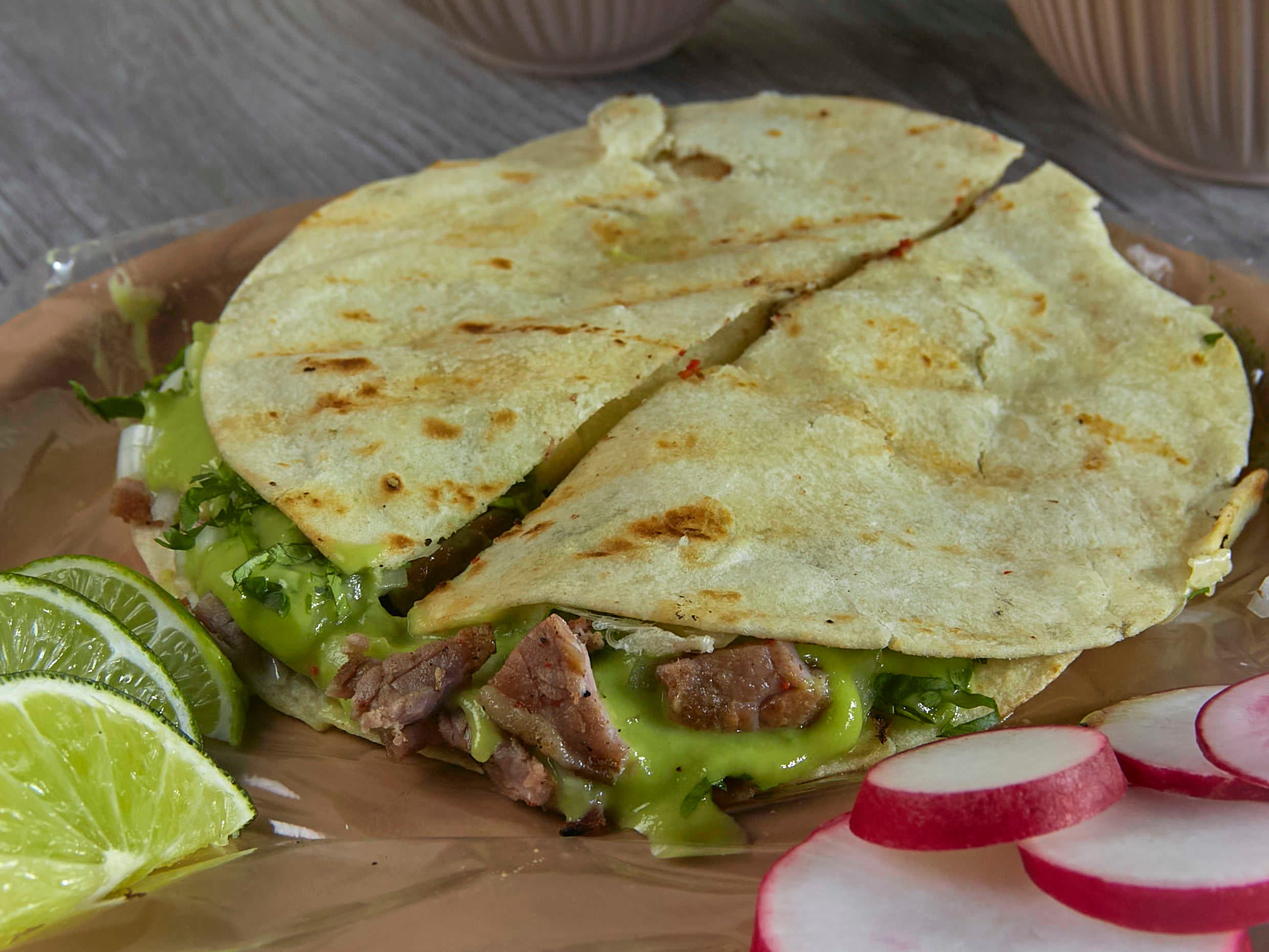 Combo 5 Tacos + 1 Gringa (Carne a Elegir)