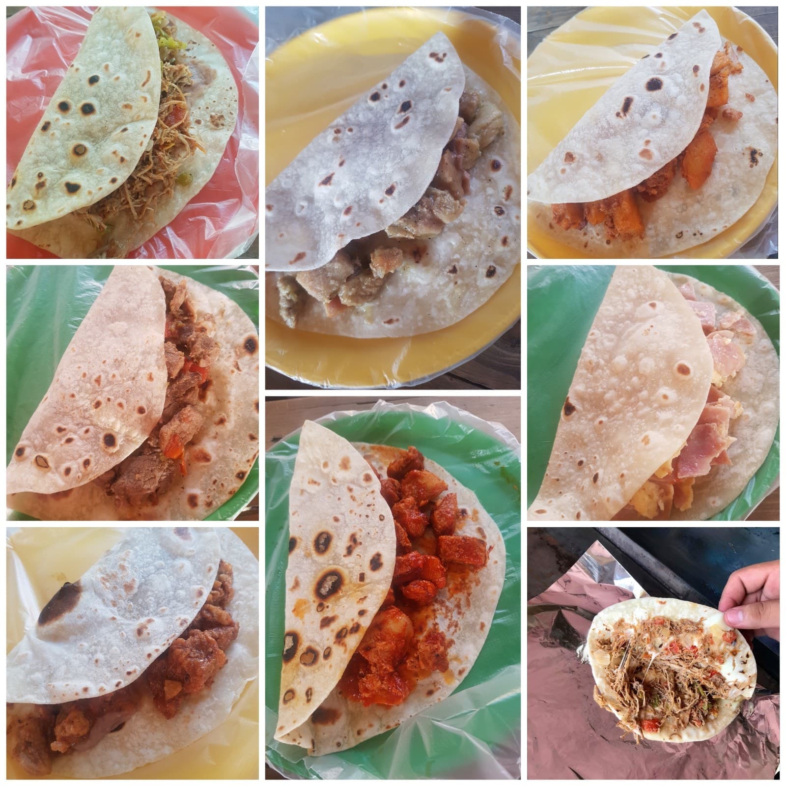 Quesadilla con Huevo con Jamón