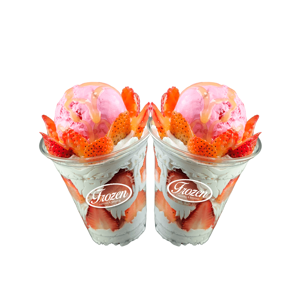 2x1 Fresas con Crema y Helado