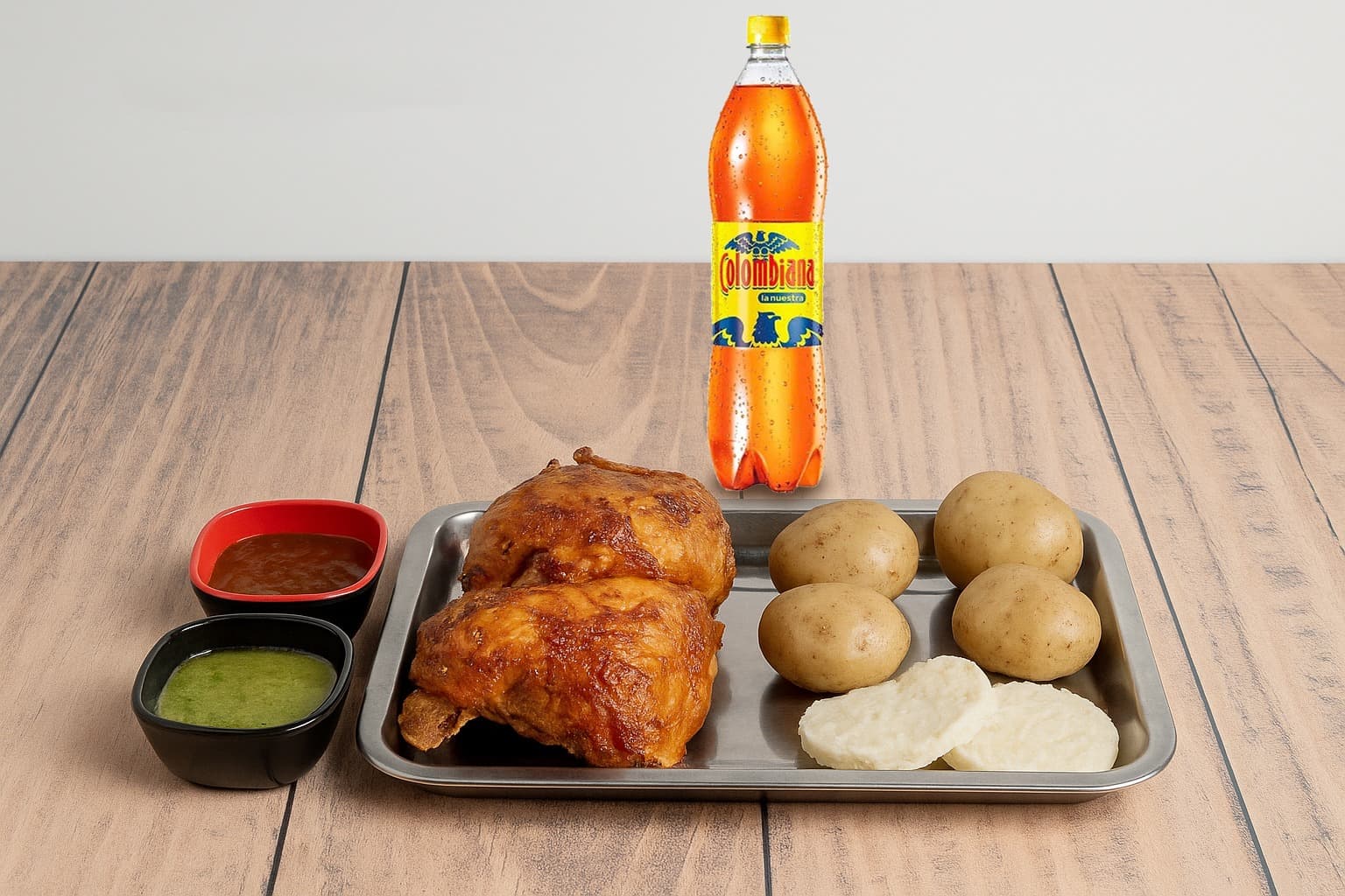 Combo Medio Pollo Asado