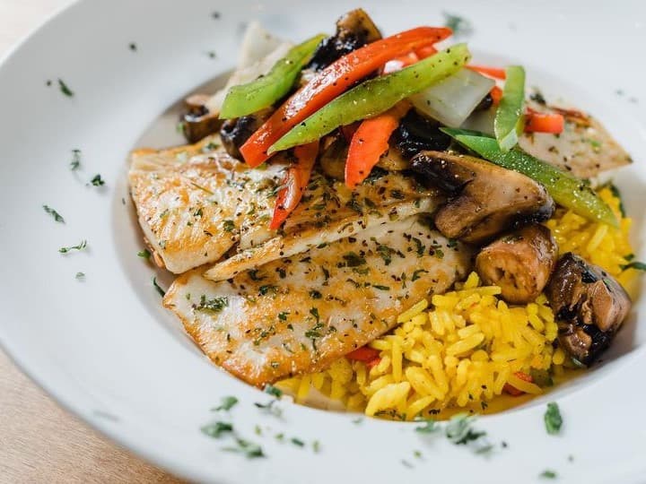 Filete de Pescado al Azafrán