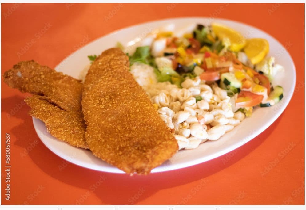 2 Filet Pescado + 3 Acompañamientos