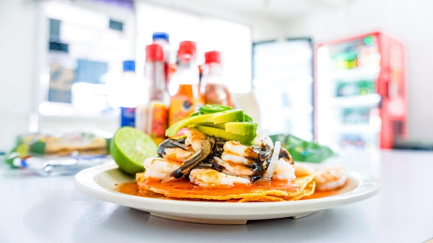 Tostada de Camarón