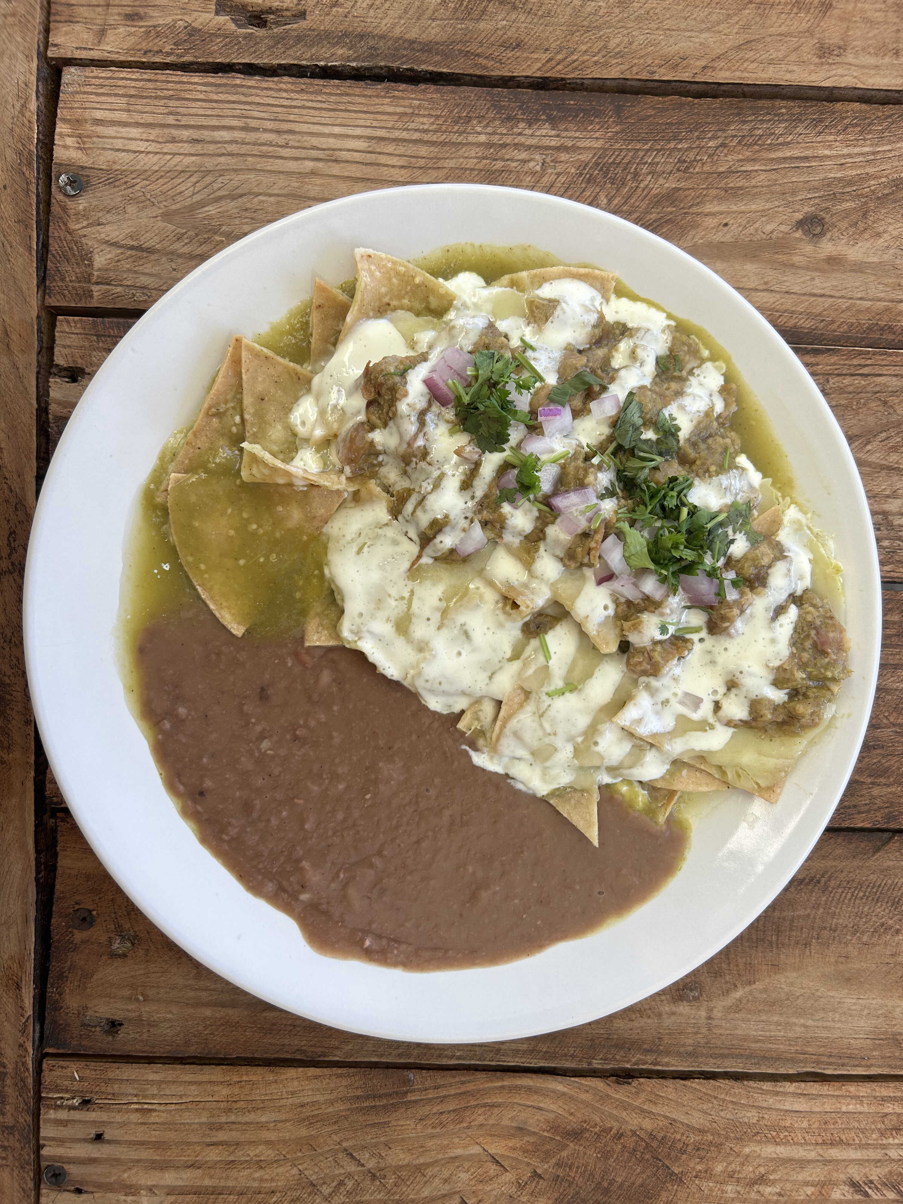 Chilaquiles con Chicharrón