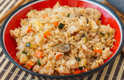 Yakimeshi de Pollo