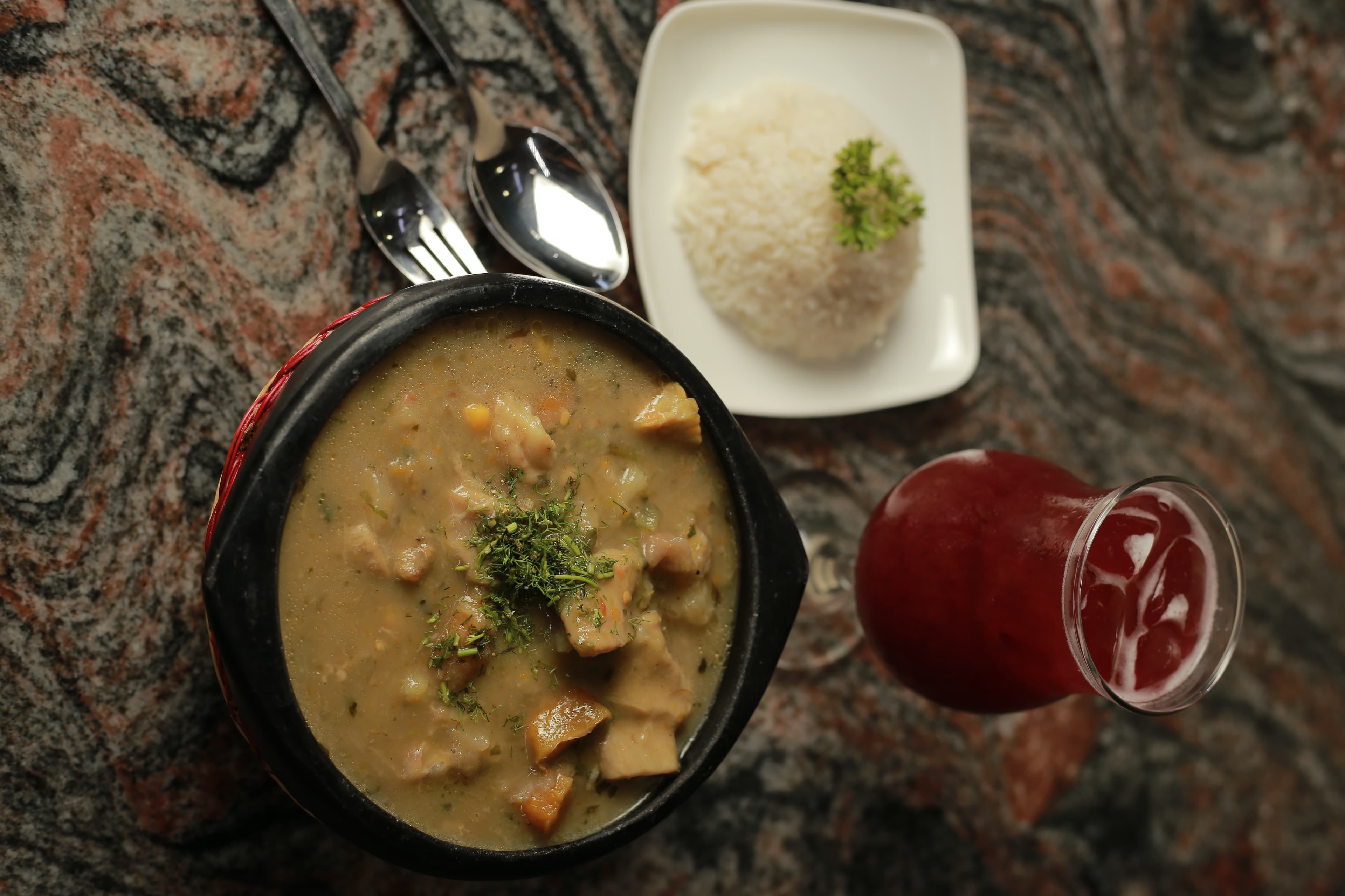 Combo Mondongo 16 Onz + Arroz Blanco