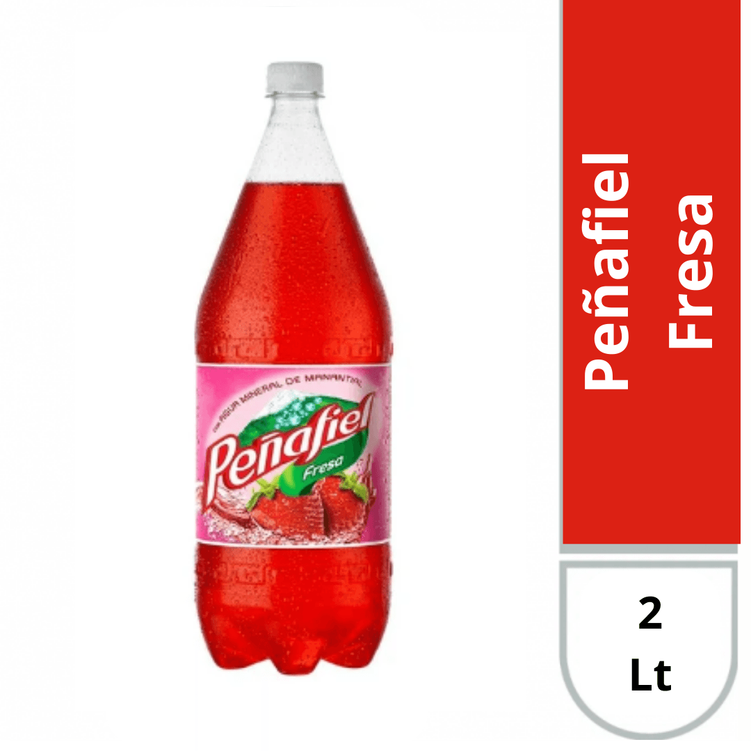 Agua mineral Peñafiel fresa 2 l