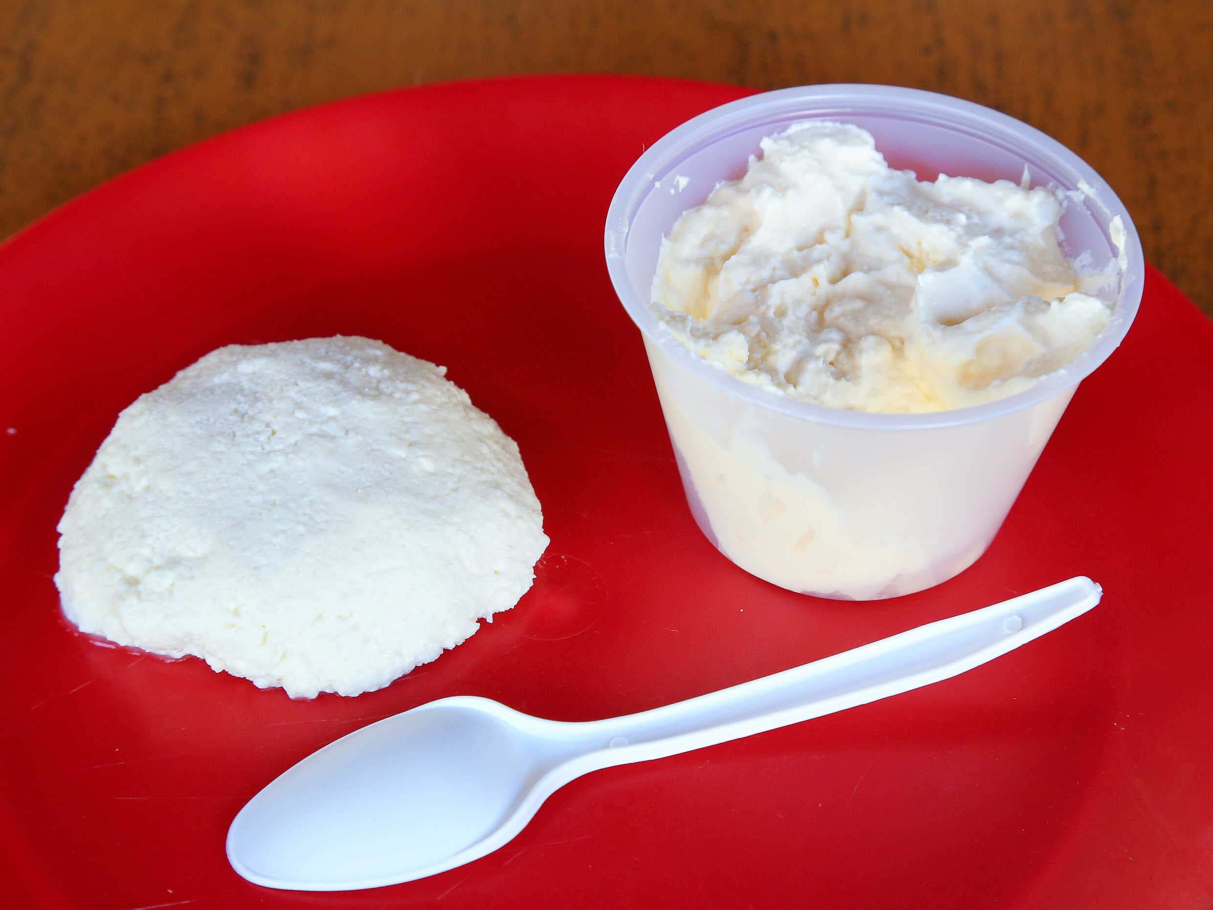 Nata con mantequilla