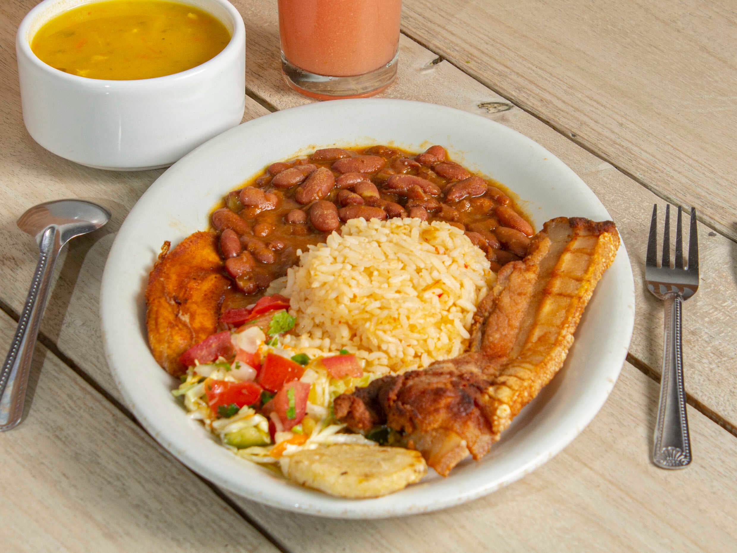 Menú del Día Con Proteína A Elección🔥